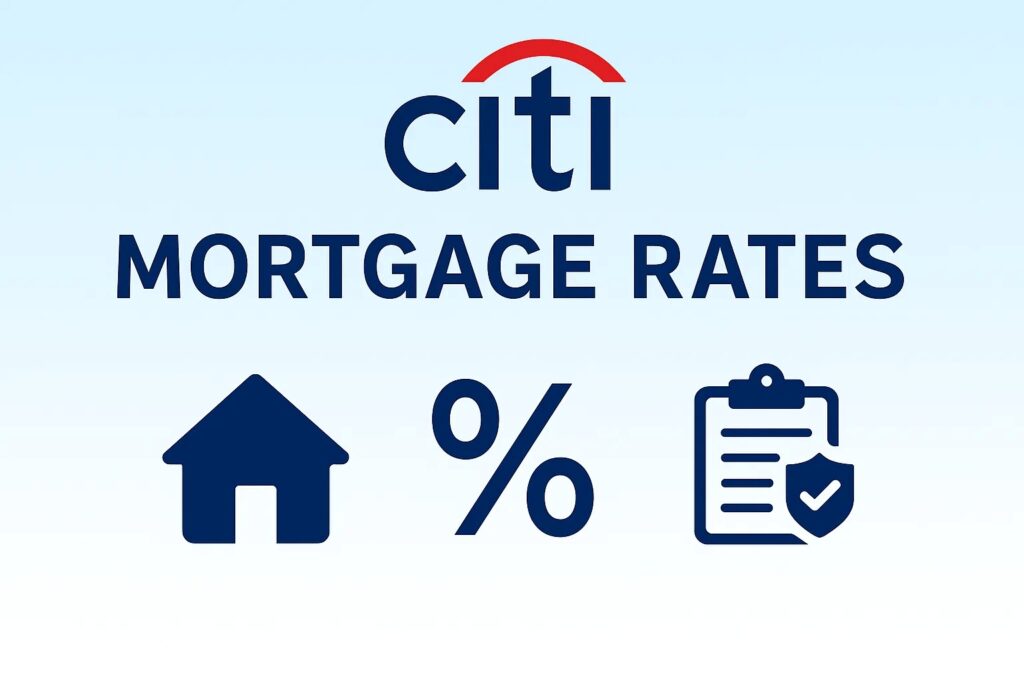 Finding details information relating Citi Mortgage Rates