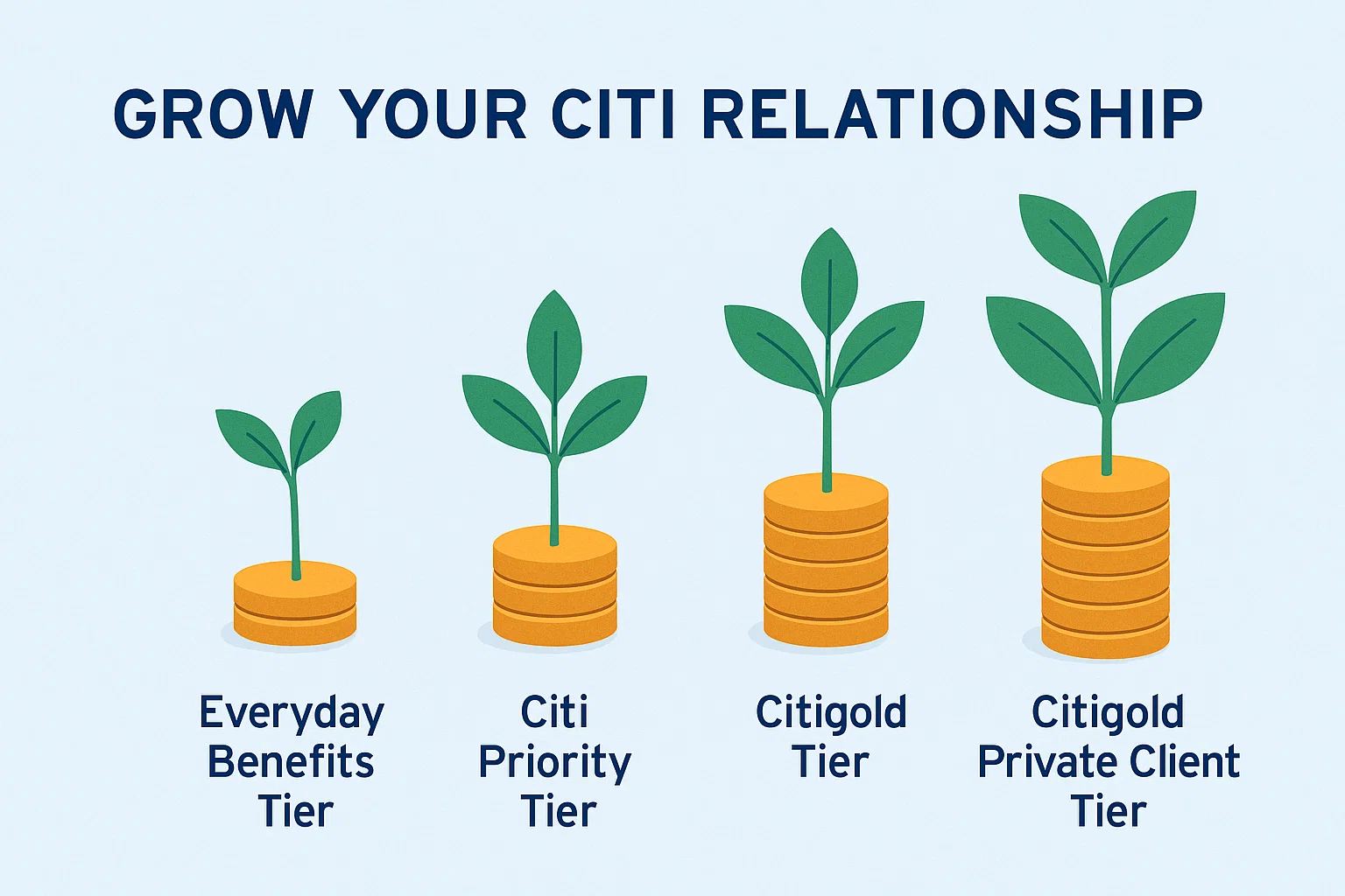 Grow your Citi Relationship Tier and receive different special benefits