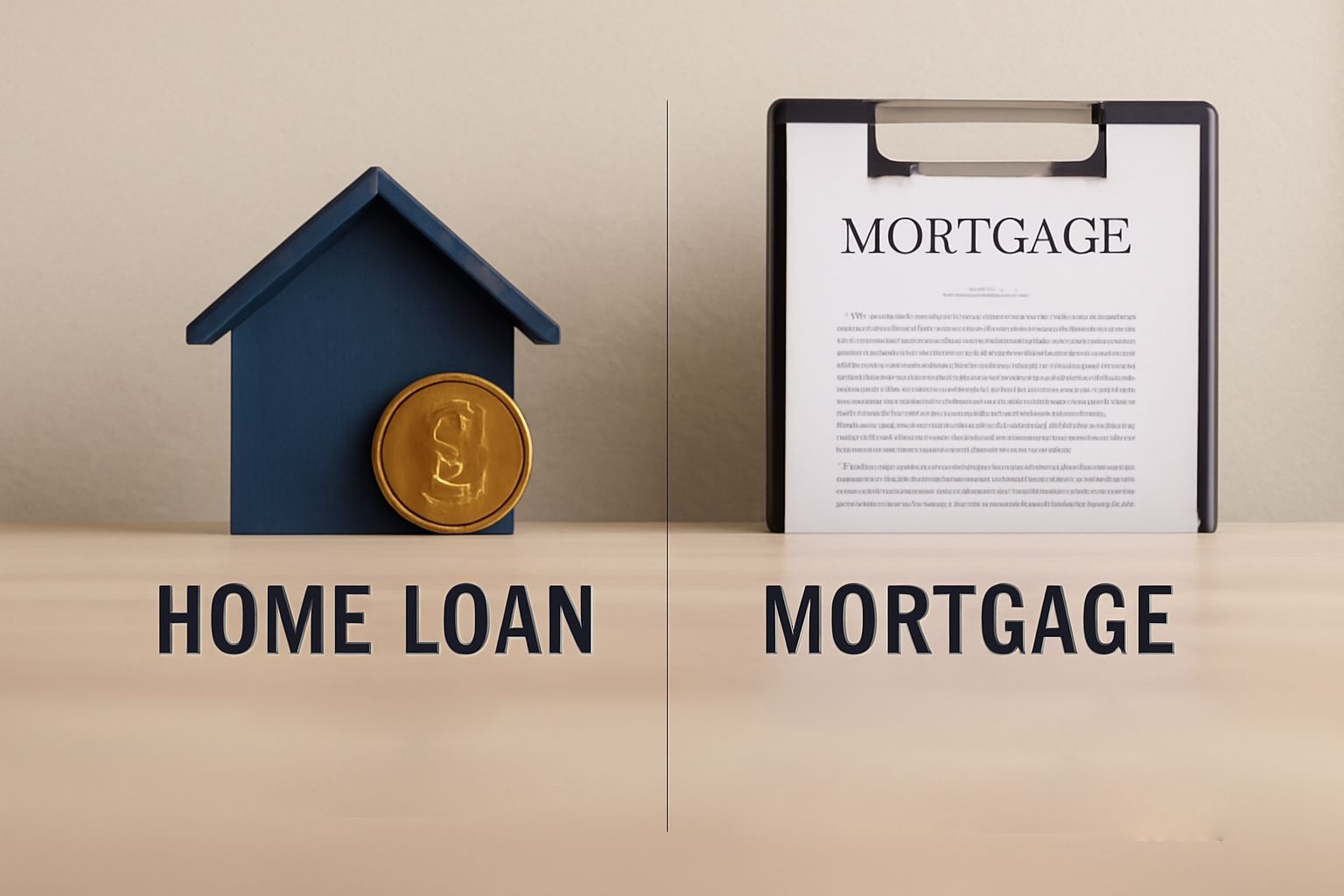 Mortgage and Home loan differences