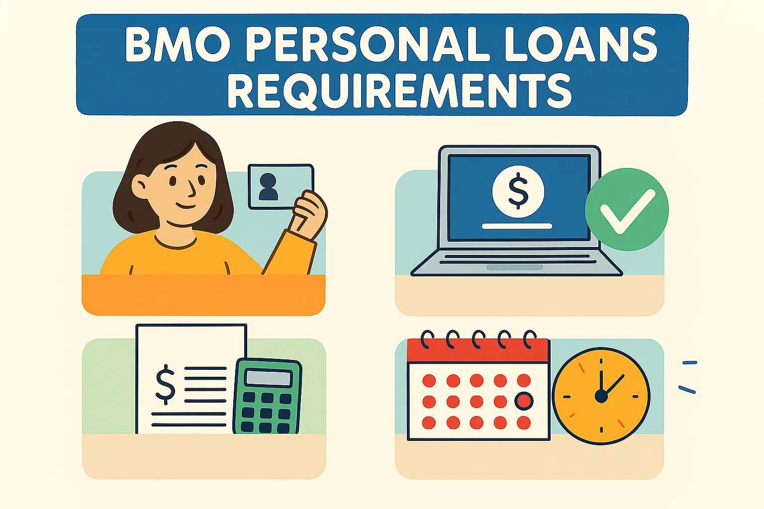 To apply for a BMO personal loan, you must first meet specific eligibility criteria