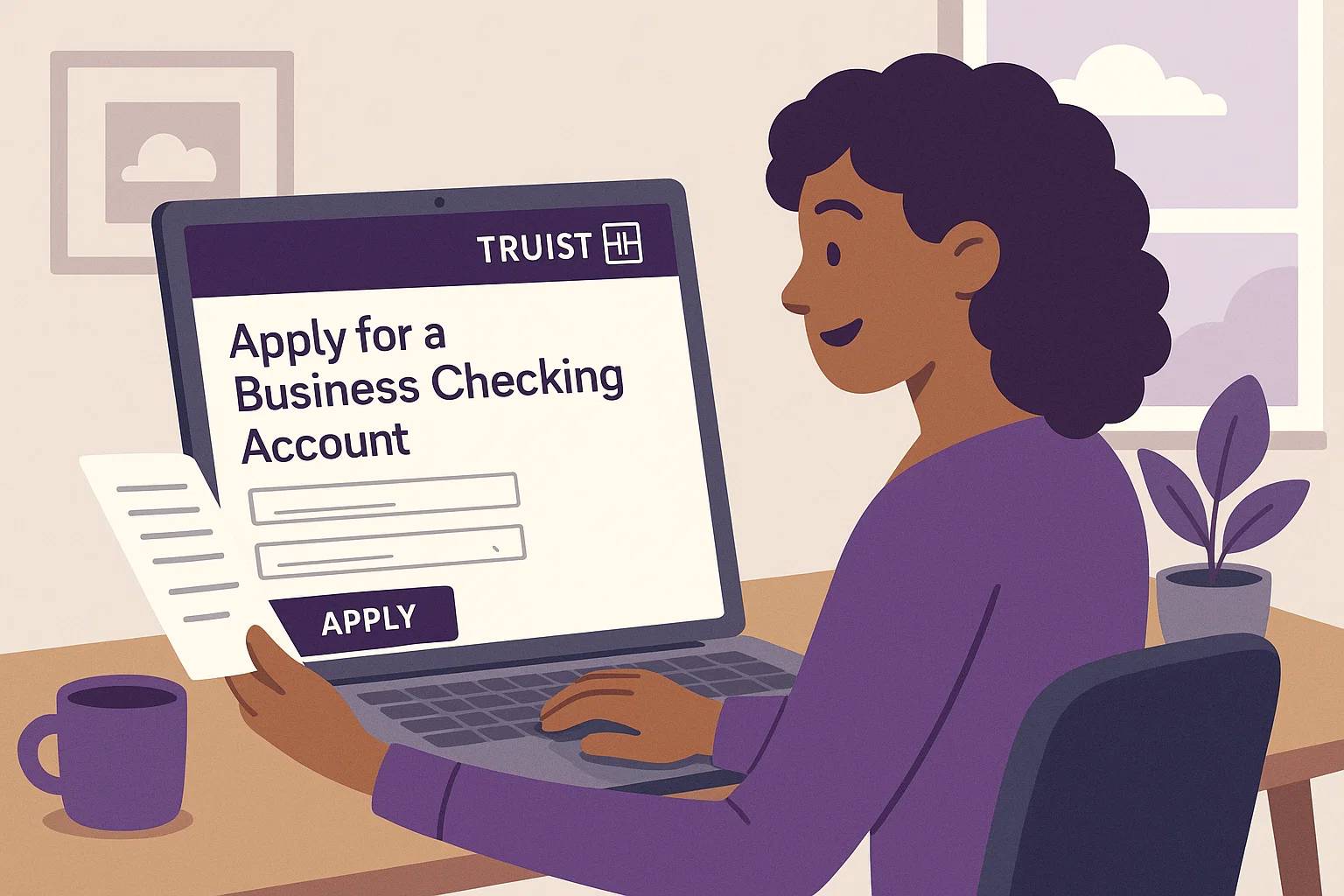 There are diversity of methods to apply for Truist business checking accounts conveniently.