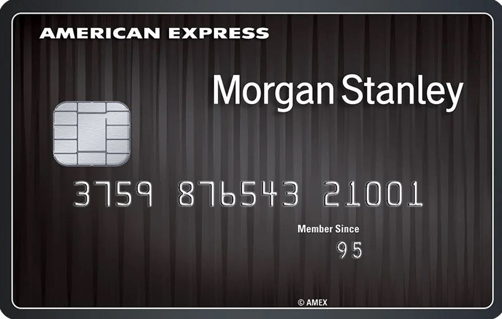 Basic Morgan Stanley Amex credit card