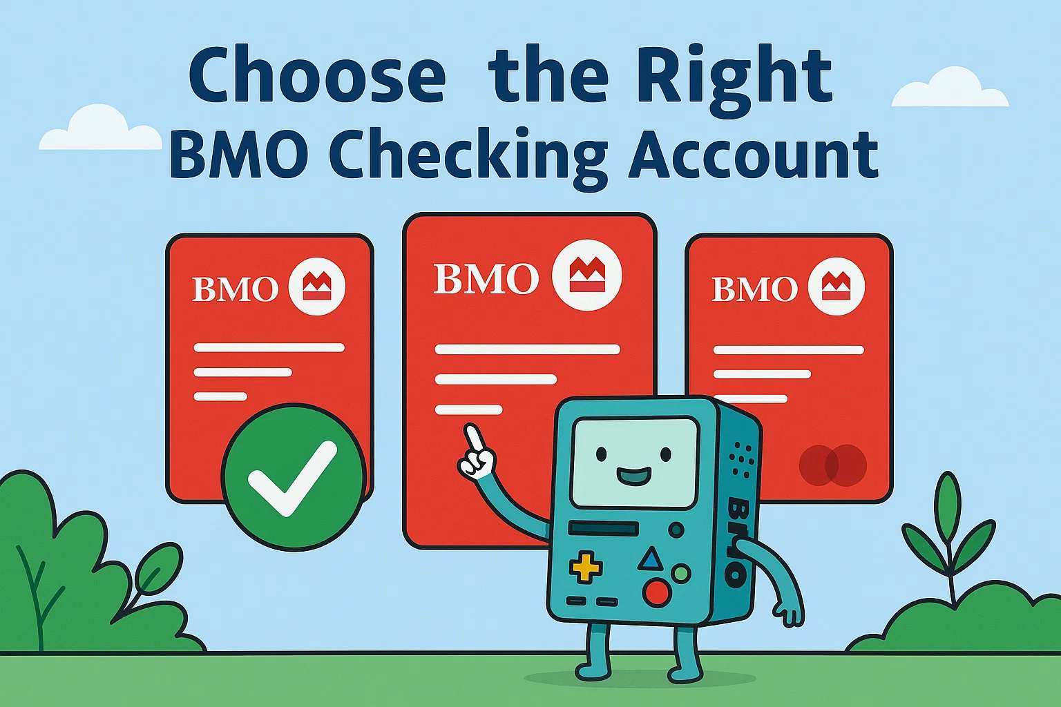 By matching these features to your financial goals, you can choose the BMO checking account that helps you bank smarter and live well.