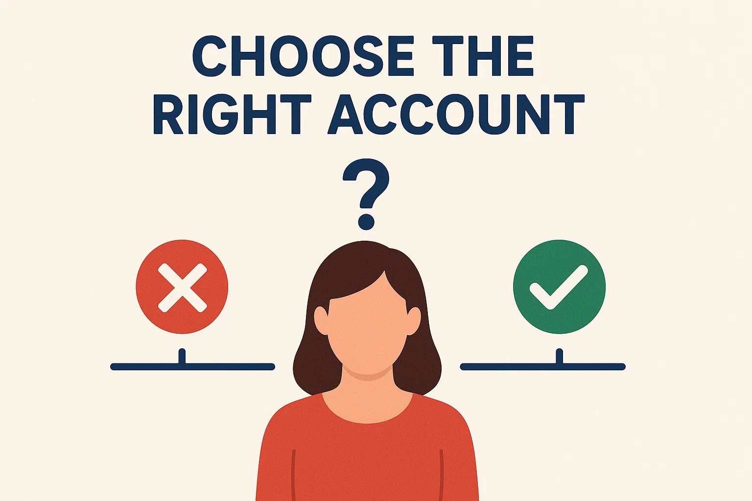 Consider carefully to find the most suitable checking account