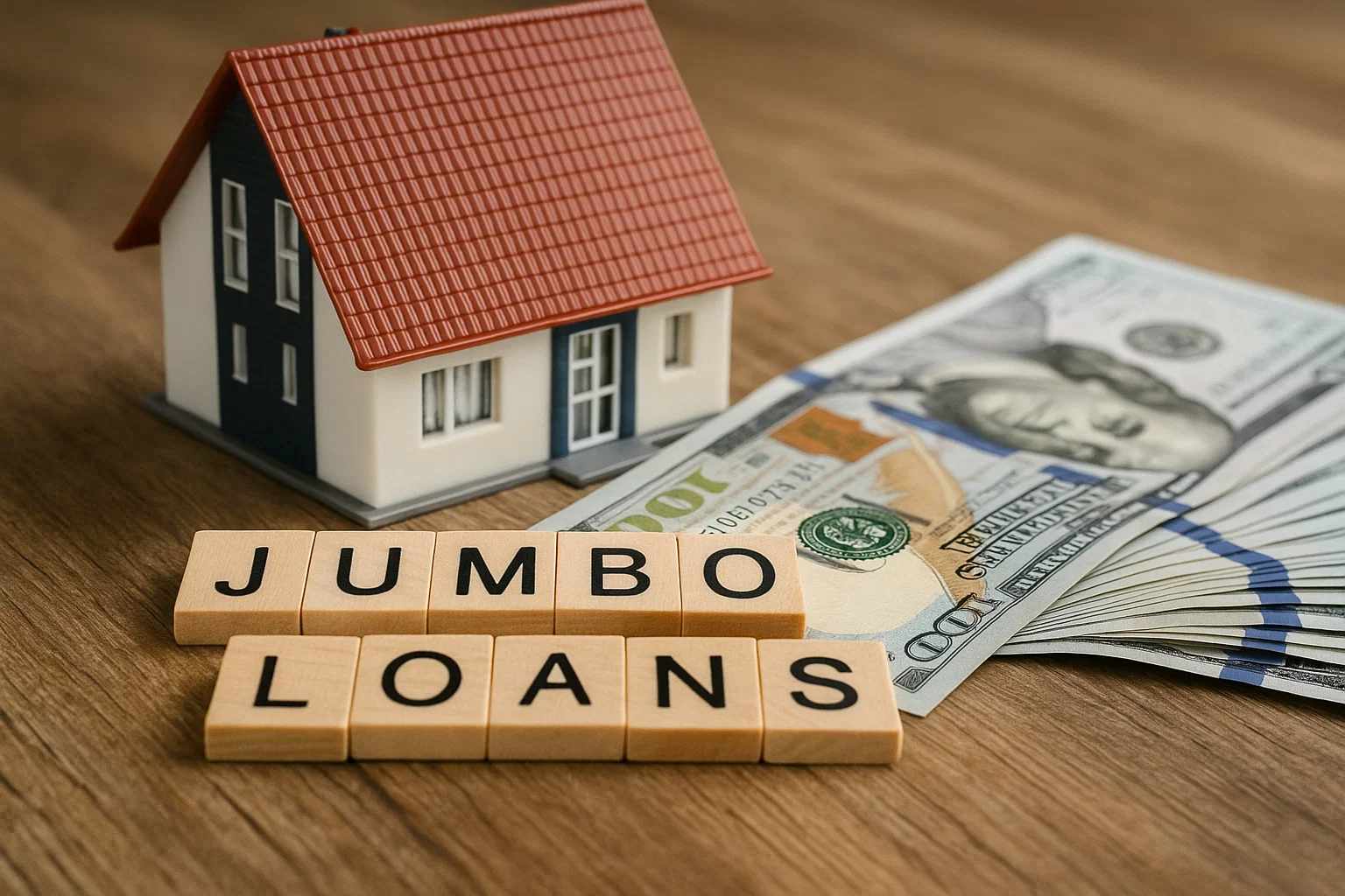 A jumbo loan lets you borrow beyond the limits set by the FHA.