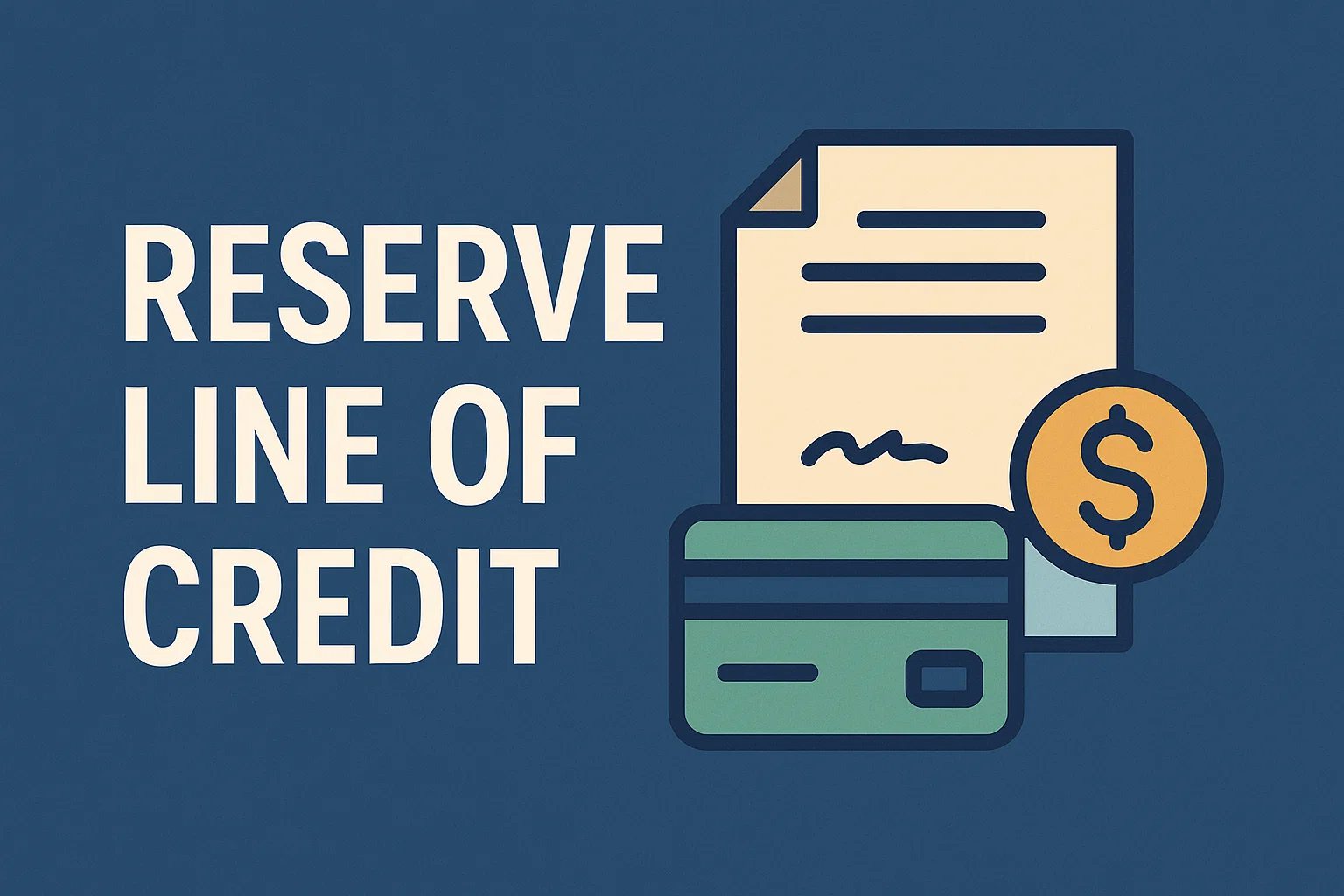 Protect your checking account with a Reserve Line of Credit