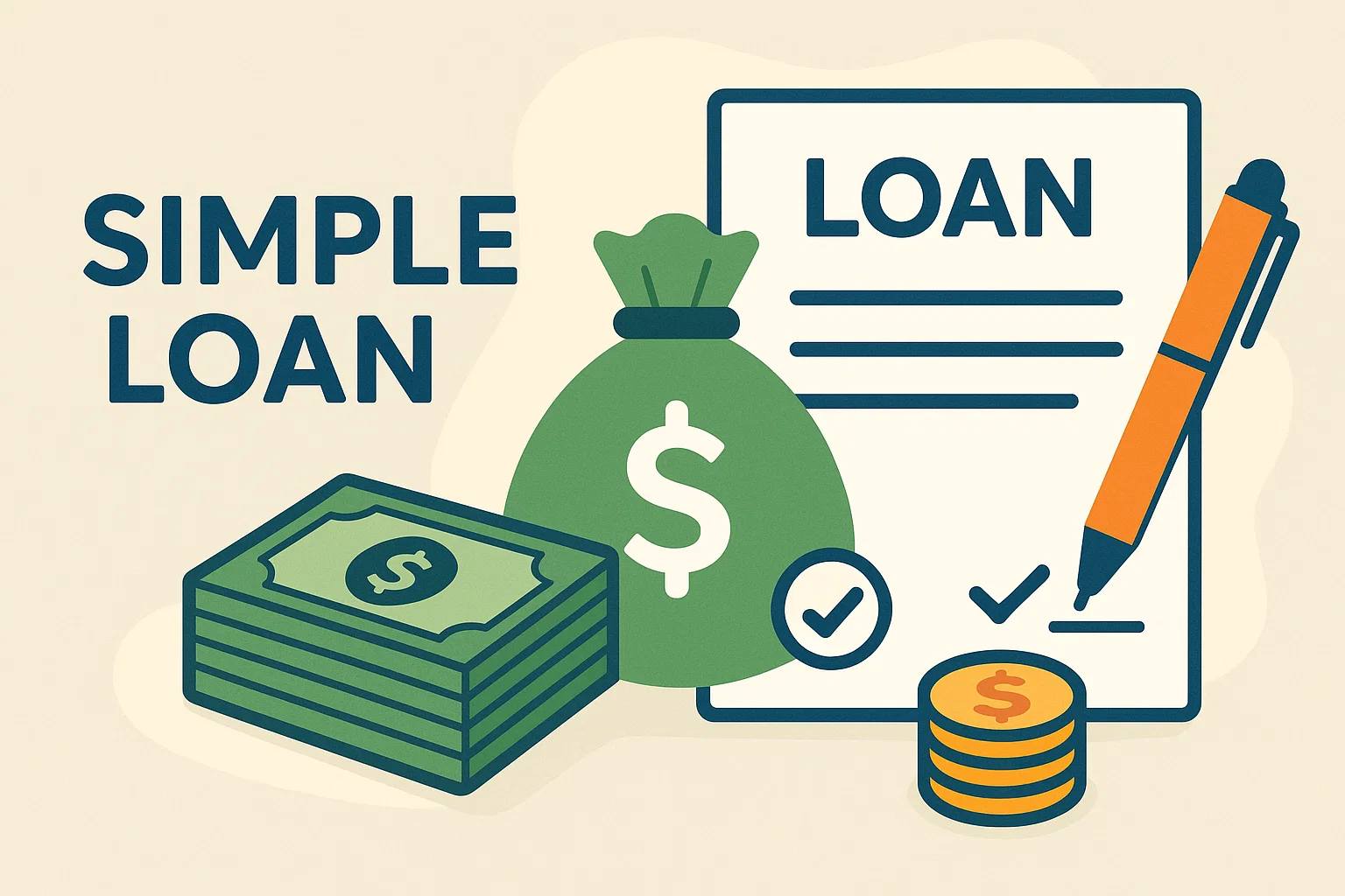 Our Simple Loan offers quick funds with no annual fee.