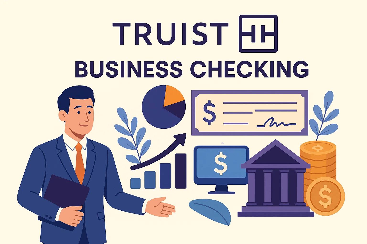 Truist business checking account is used to manage and access funds for business expenses.