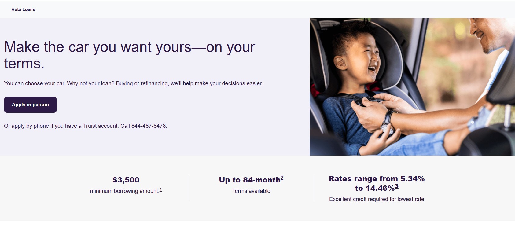 Truist auto loans