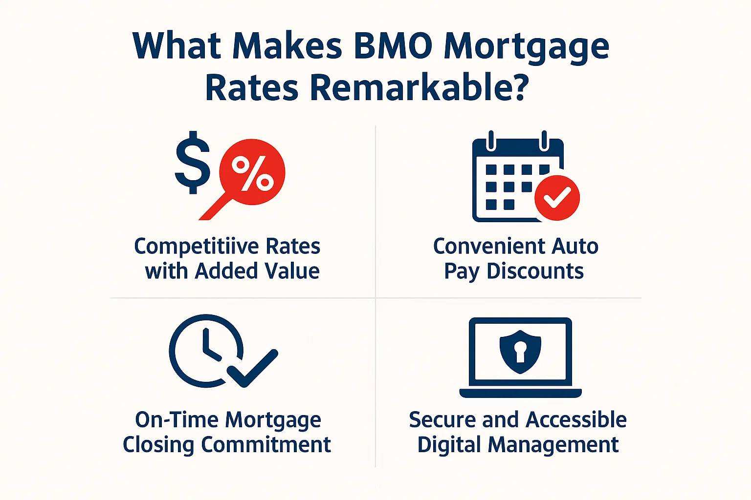 BMO offers more than low rates - buyers get value, ease, and trust.