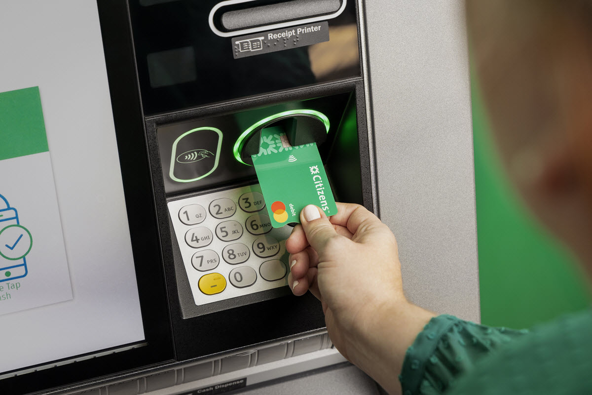 Citizens Bank checking account ATM access