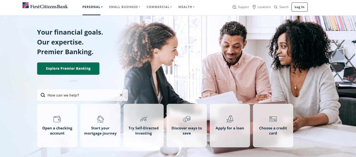 Overview of First Citizens personal banking