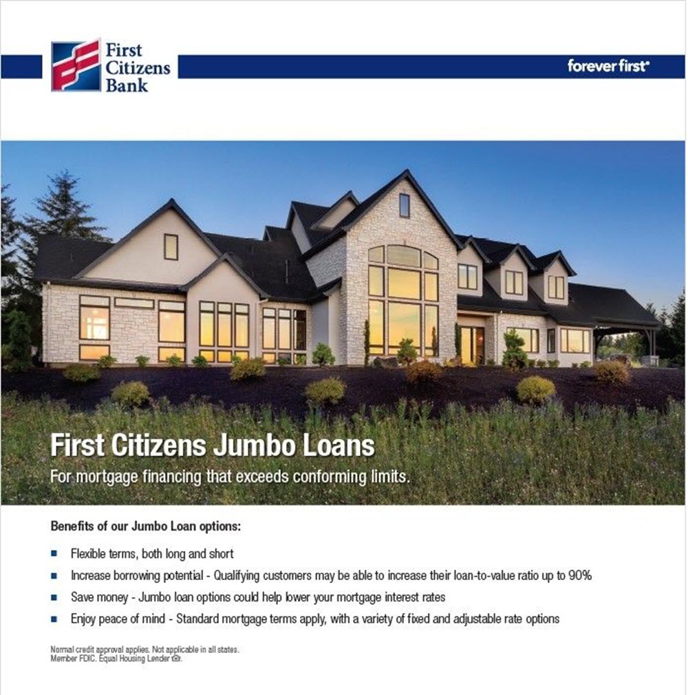 First Citizens Jumbo loans
