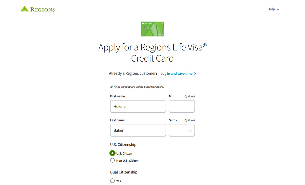 How to apply for a Regions Bank credit card