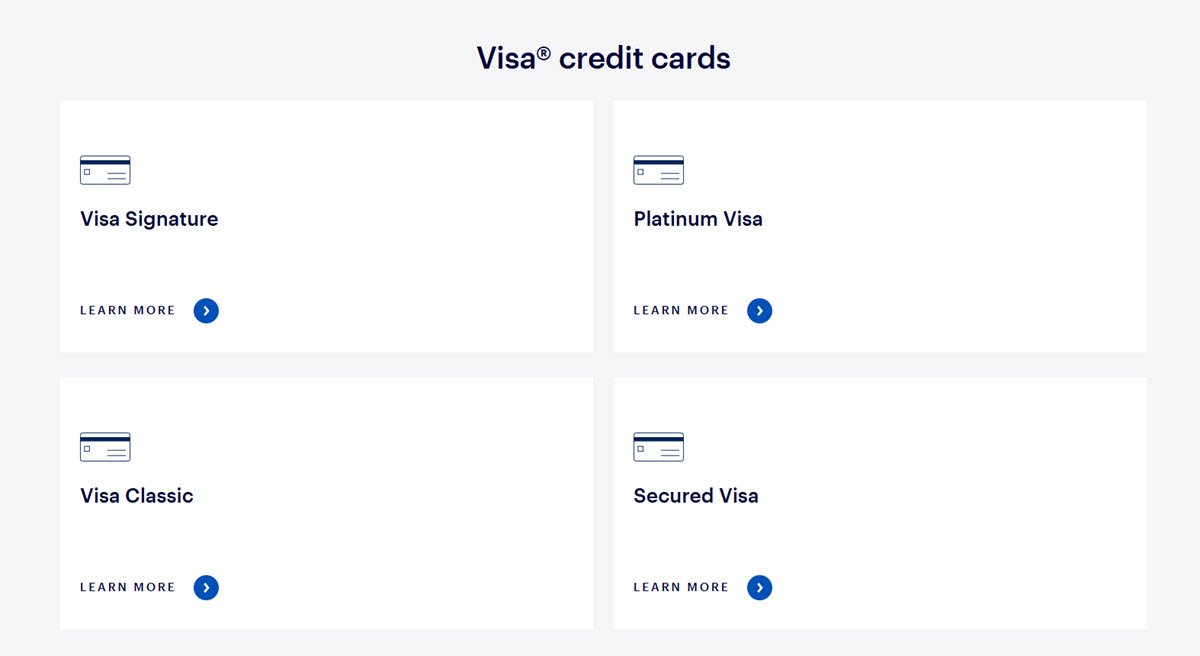 First Horizon credit card lineup